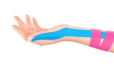 Kinesio taping mano