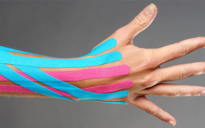Kinesio tape polso